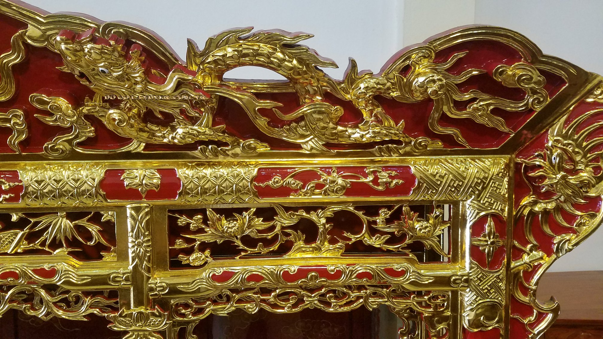 Cỗ Khám Đại Thờ Tượng Đức Vua Cha & Các Quan Tướng 1