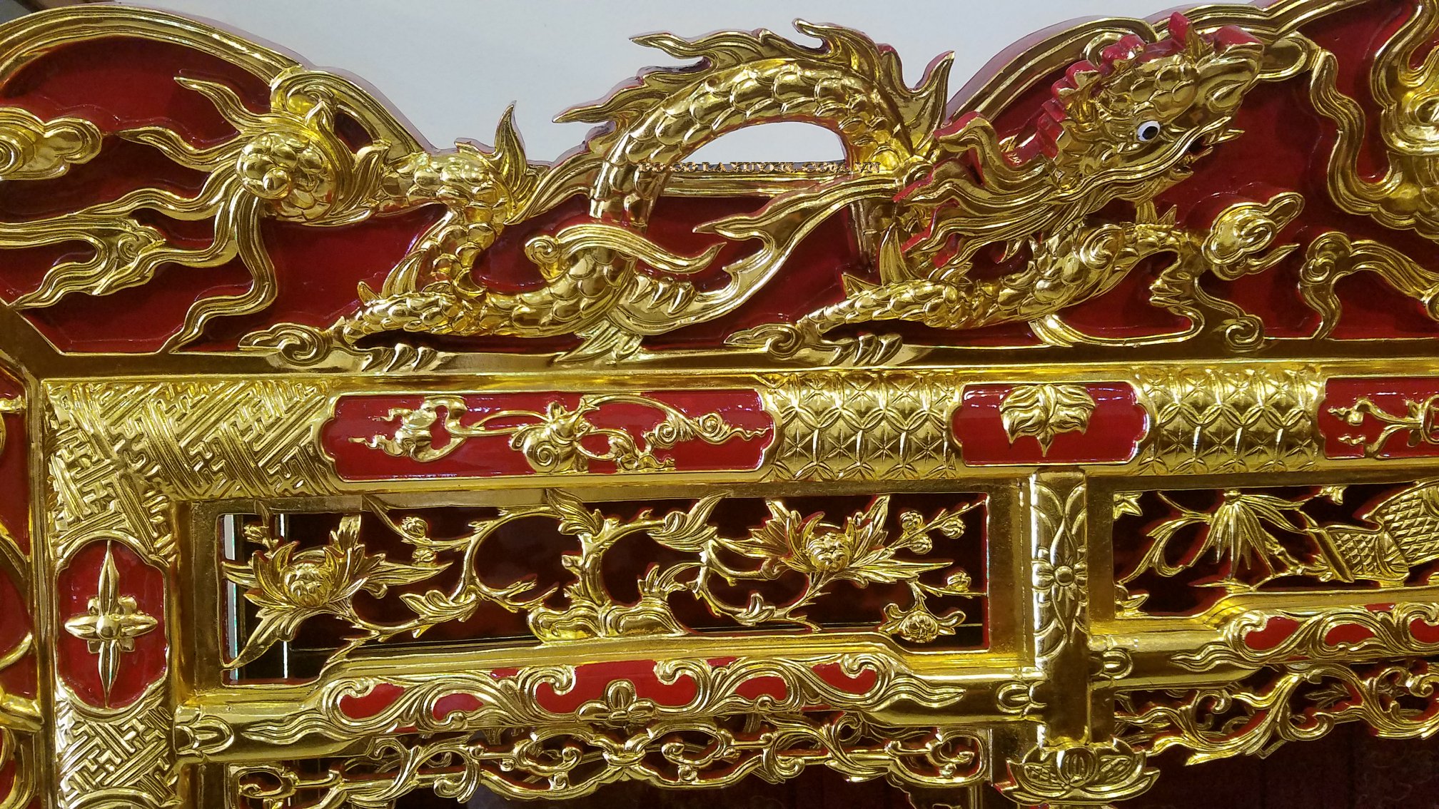 Cỗ Khám Đại Thờ Tượng Đức Vua Cha & Các Quan Tướng 6